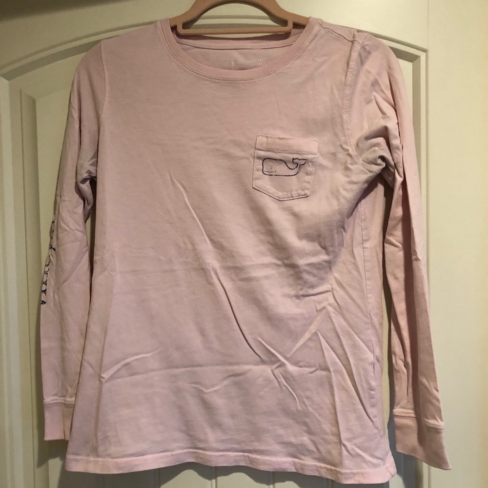 Long sleeve Vineyard Vines Vintage Pocket Tee